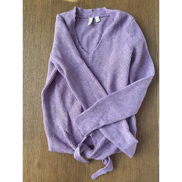 Anthropologie MOTH New With Tags Freeport Sweater in Lilac XS - Picture 5 of 7